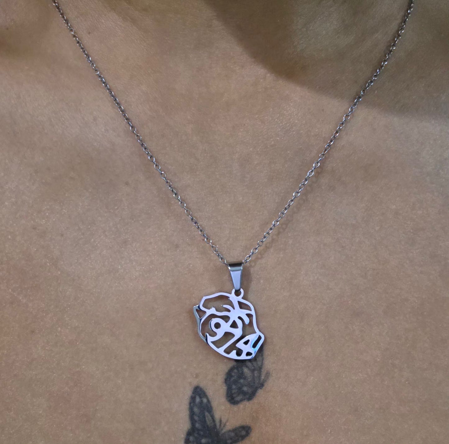 Pendentif île de la Réunion 974