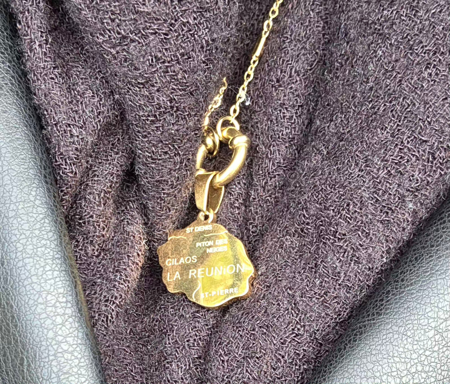 Pendentif île de la Réunion