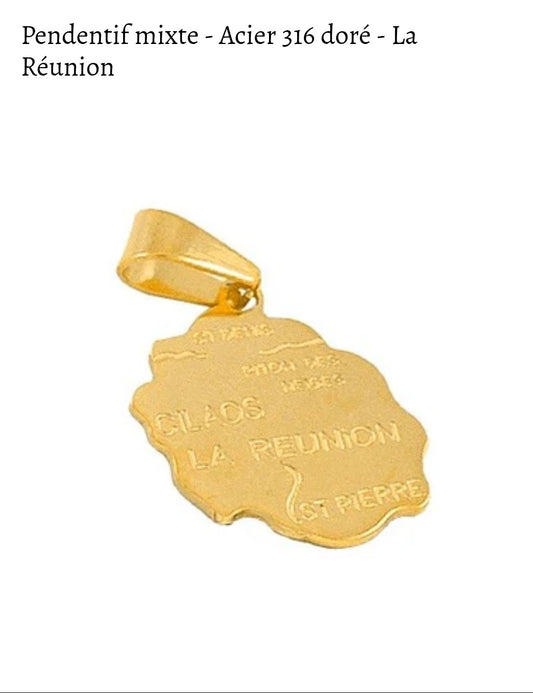 Pendentif île de la Réunion
