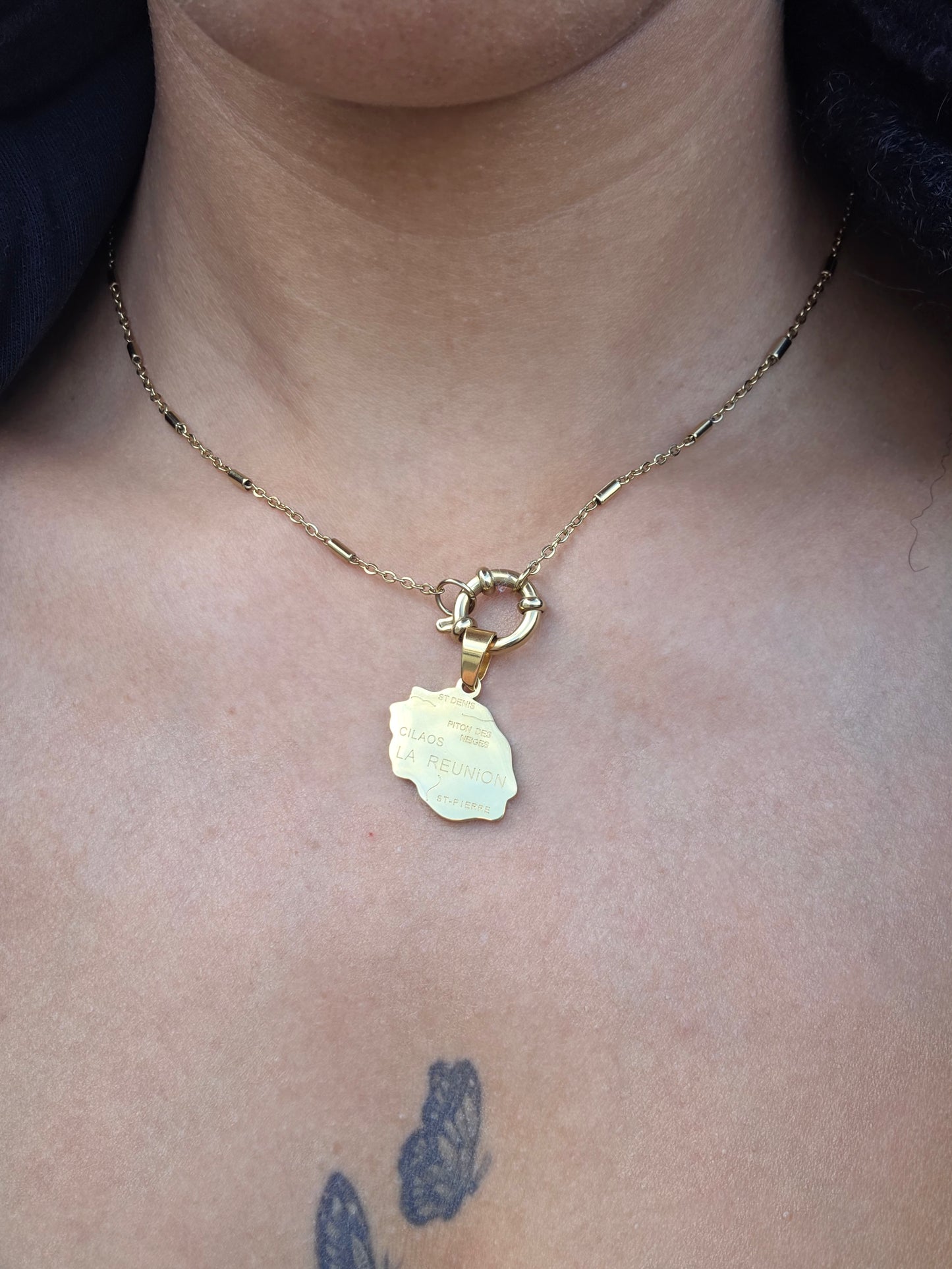 Pendentif île de la Réunion